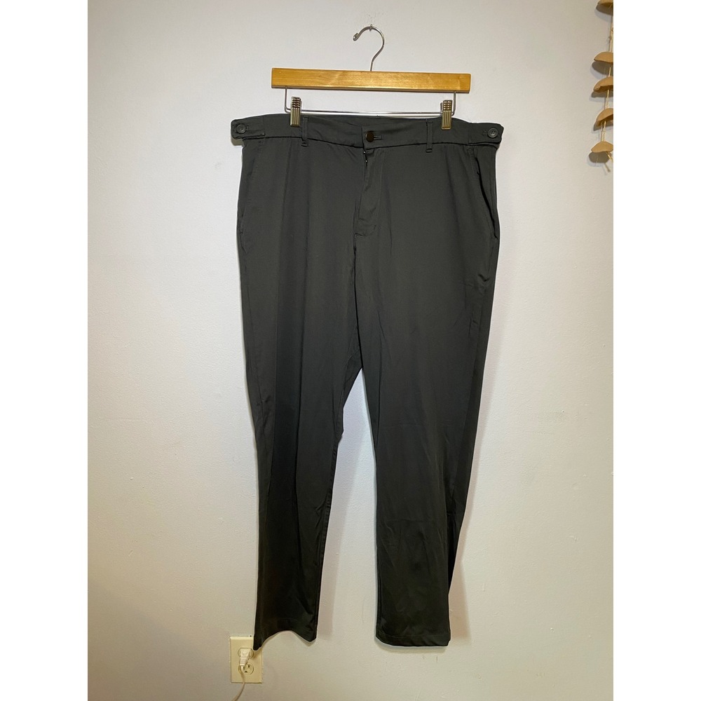 YoungLA Mens 626 Golf Pants Dark Grey Charcoal Performance Trousers 38L YLA2848